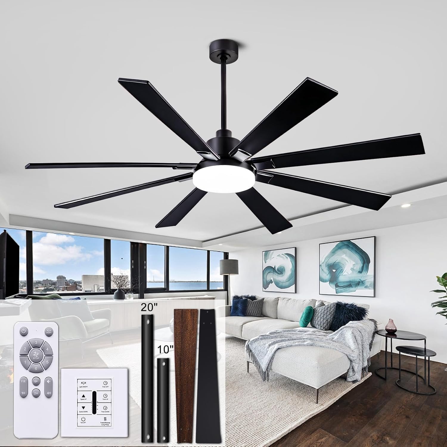 Modern Ceiling Fans With Lights And Remote