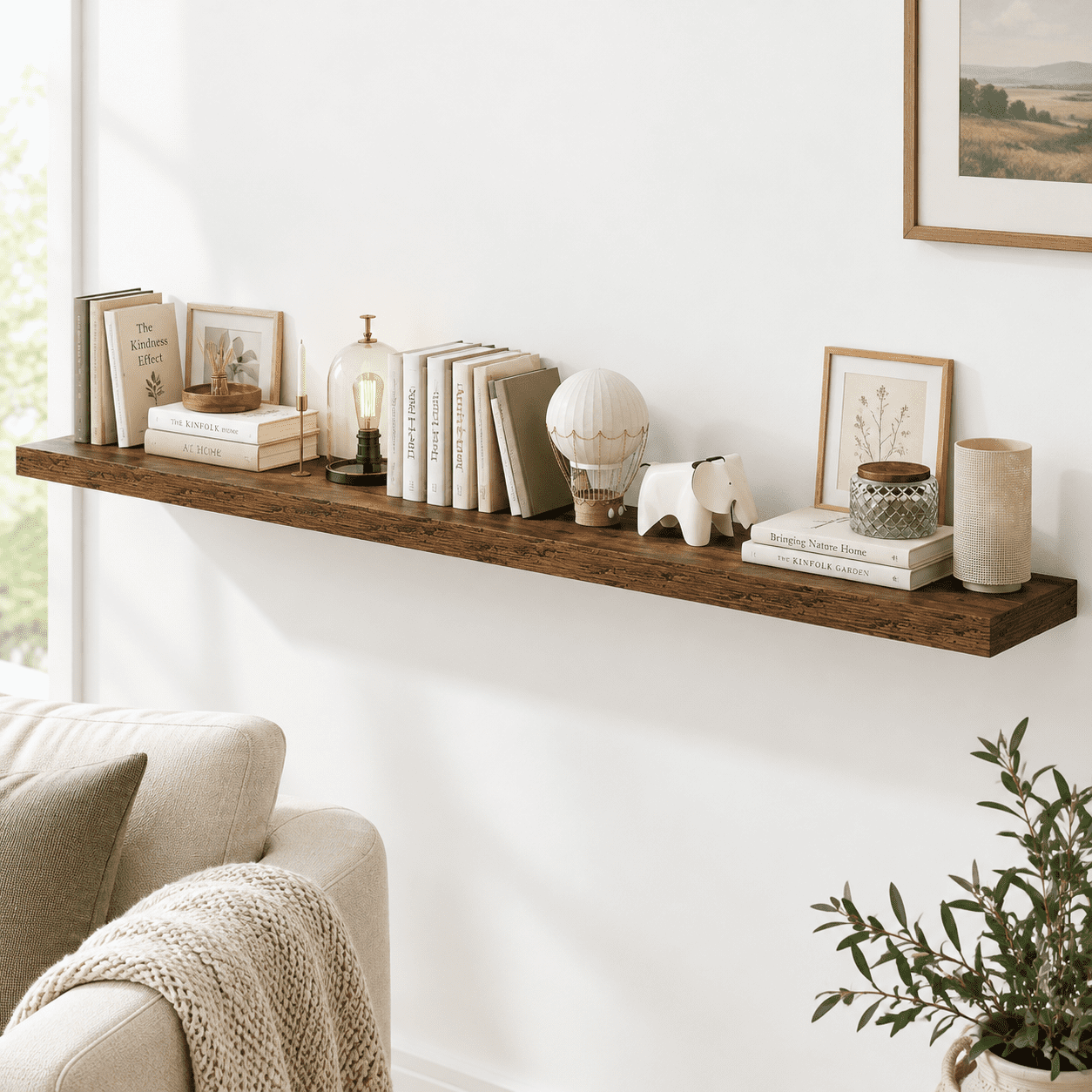 72 Inch Floating Shelves 9.3