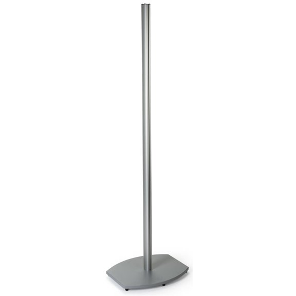 72-Inch High Brushed Aluminum Display Stand Pole, Strong Weighted Base, Customized Modular Display, 21 x 72 x 17-Inch (AP72)