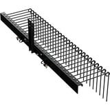 72 Inch Pine Straw Rake, 30 Coil Spring Tines Durable Powder Coated ...