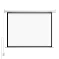 thumbnail image 1 of 72-Inch Wall-Mounted Electric Projector Screen, 4:3 HD 1080 with Remote - Home Theater, 1 of 12