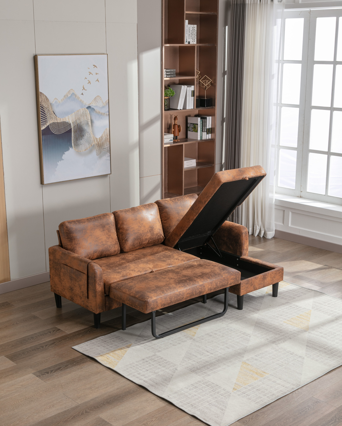 Small pull out couch for office shop