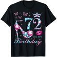 thumbnail image 1 of 72 It's My Birthday 72 Years Old It's My 72nd Birthday Party T-Shirt, 1 of 5