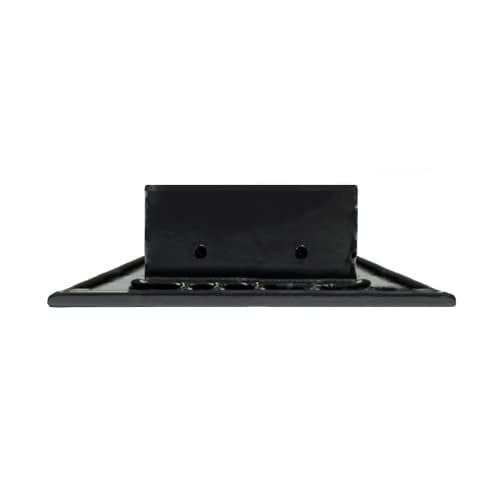 72" Linear Slot Diffuser - (2 Slot) Double Slot - Black Decorative Aluminum Air Vent - Heating and Cooling Modern AC Vent Cover for Ceiling, Walls & Floors - Texas Buildmart