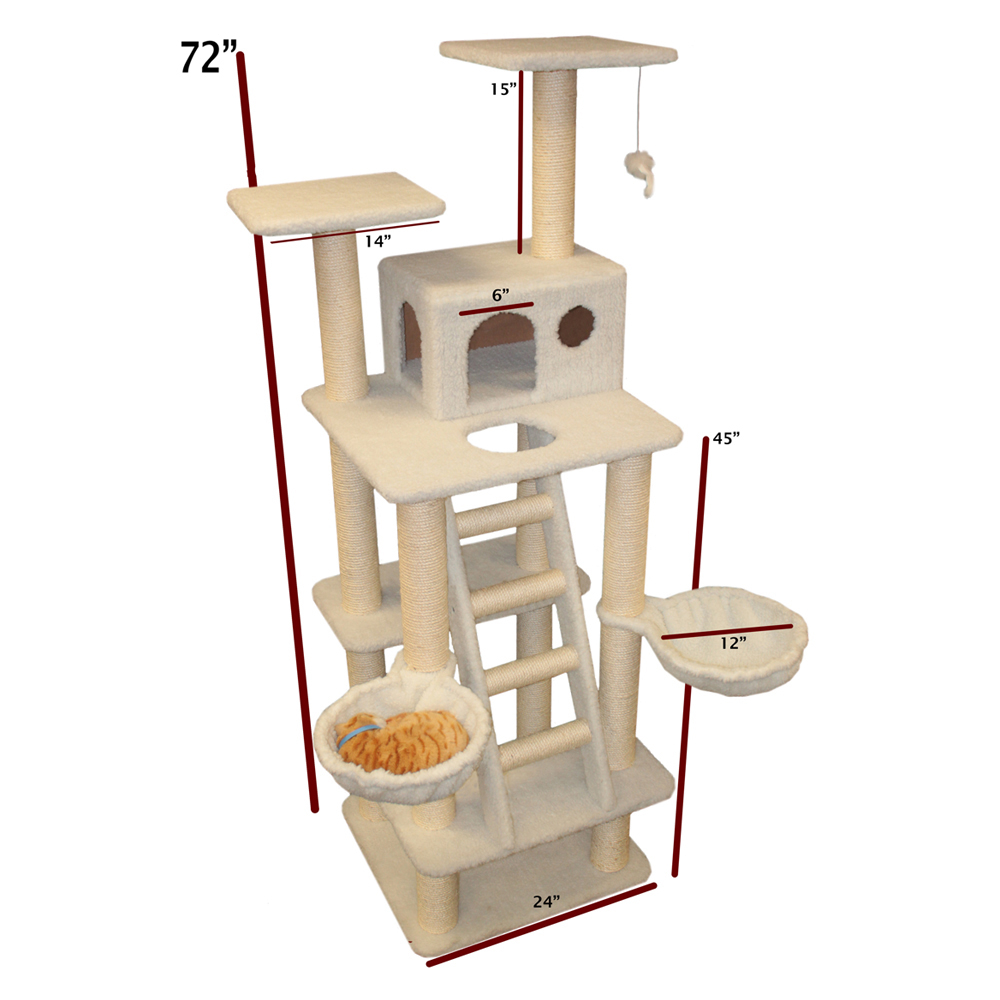 72" Majestic Pet Cat Tree