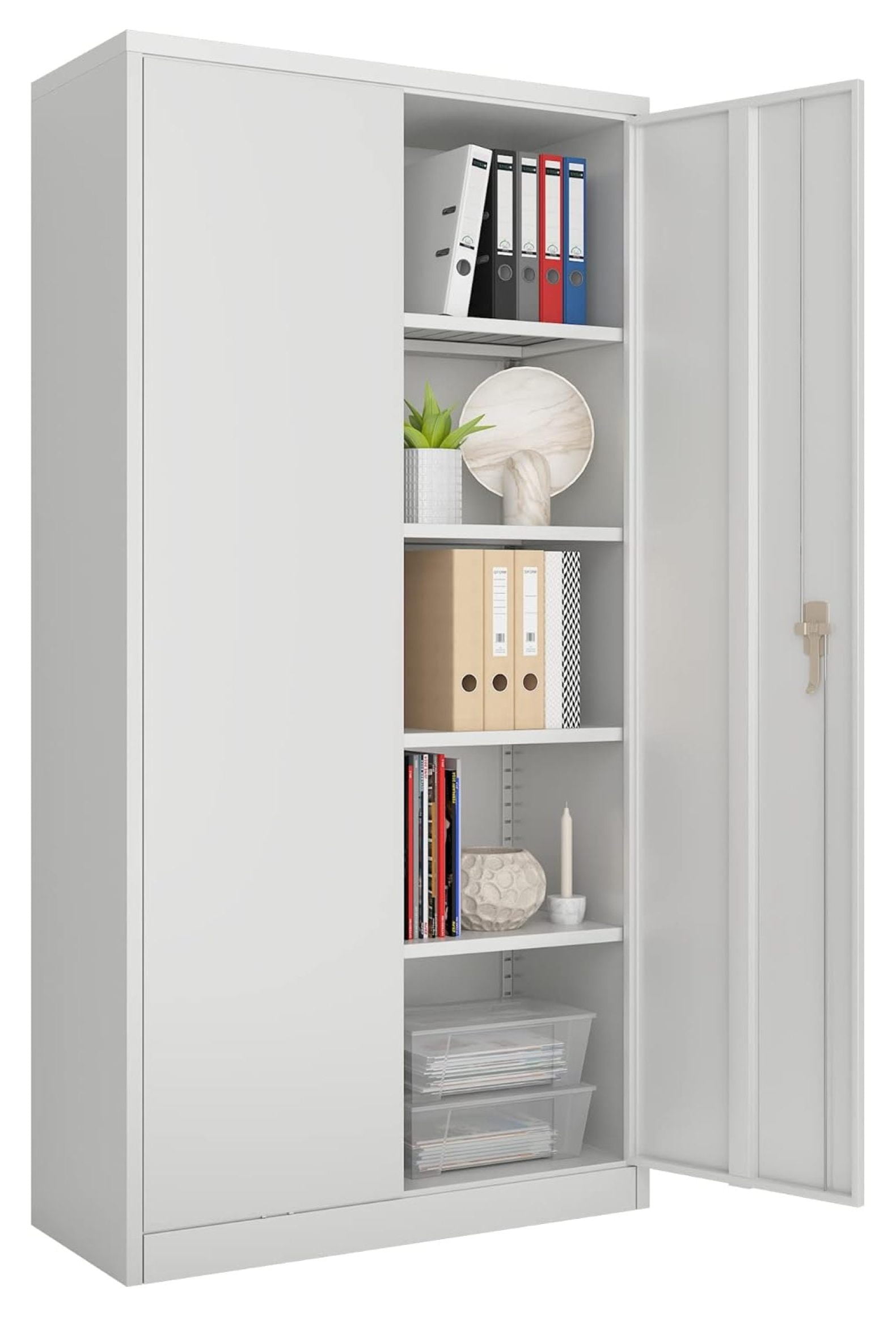 72'' Metal Storage Space Lockable Steel Storage