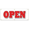 thumbnail image 1 of 72" OPEN BANNER SIGN grand opening new store for business shop sale retail welcome, 1 of 4