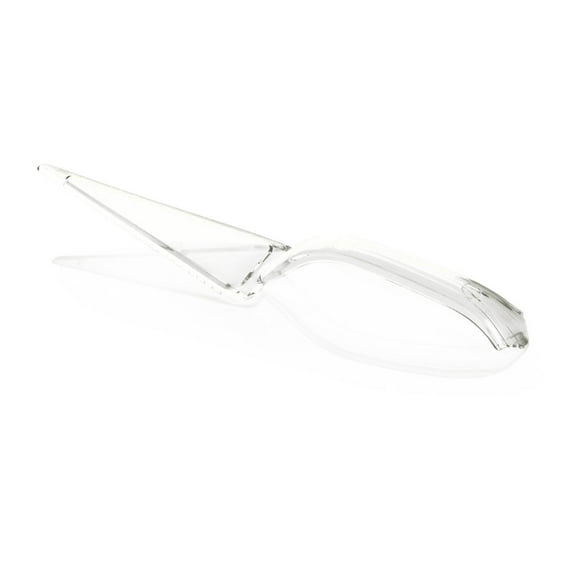 (72 PACK) Clear Disposable Plastic Cake Cutters - Pie Servers 10 Inch Disposable Cake Server, Cake Lifter, Serving Utensils, Wedding Flatware Great for Cake, Pies, Serving Desserts, Cutting