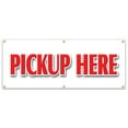 thumbnail image 1 of 72" PICK-UP HERE BANNER SIGN food ice cream fair carnival vendor pick up, 1 of 4