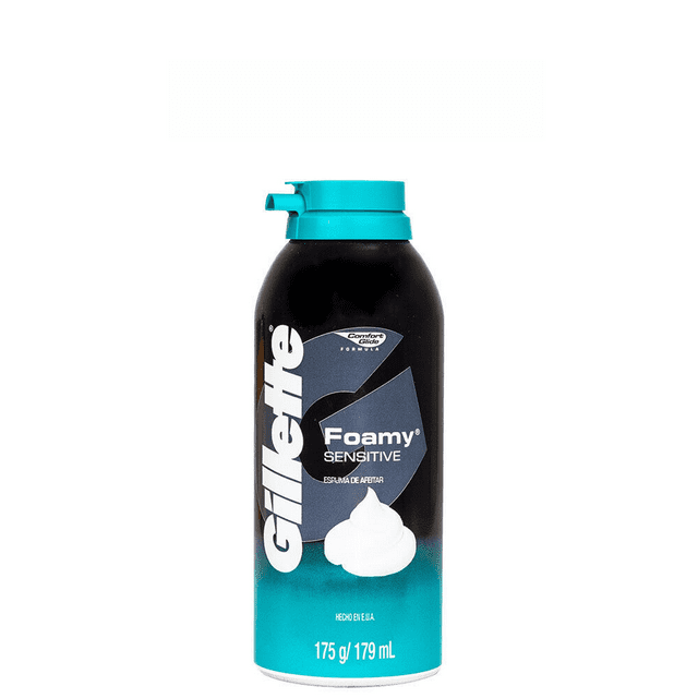 (72 Pack) Gillette Foamy Sensitive Shaving Cream Men's Shave Foam Gel