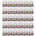 thumbnail image 1 of 72 Pairs Of Yacht & Smith 14 Inch Wholesale Kids Tube Socks, Cotton Bulk Sport Socks Size 4-6 (White w/Stripes), 1 of 3