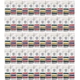 thumbnail image 1 of 72 Pairs Of Yacht & Smith 28 Inch Wholesale Men's Long Tube Socks, Cotton Sport Tube Socks Size 10-13 (White w/ Stripes), 1 of 7