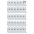 thumbnail image 1 of 72 Pairs Of Yacht & Smith Men Wholesale Cotton Sport Athletic Mid Ankle Socks Bulk Case Pack Size 10-13 (White), 1 of 4