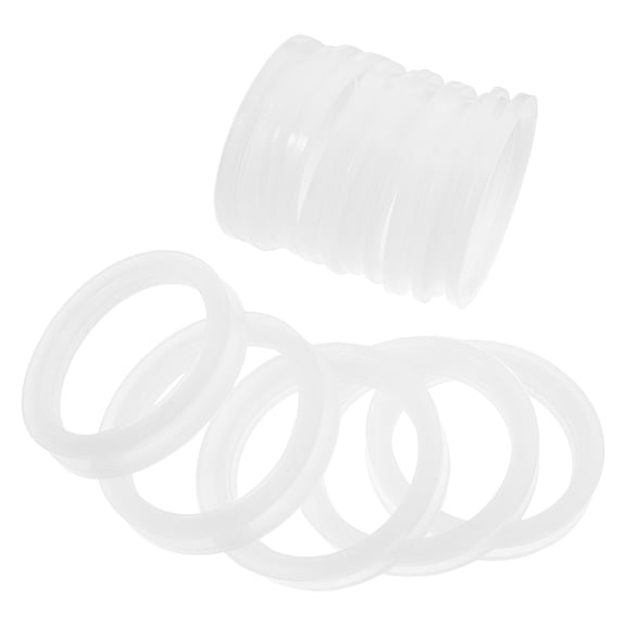 GOOHOCHY Silicone Gasket Rings for Solar Water Heater Sealing Washers White Versatile Fit 47mm
