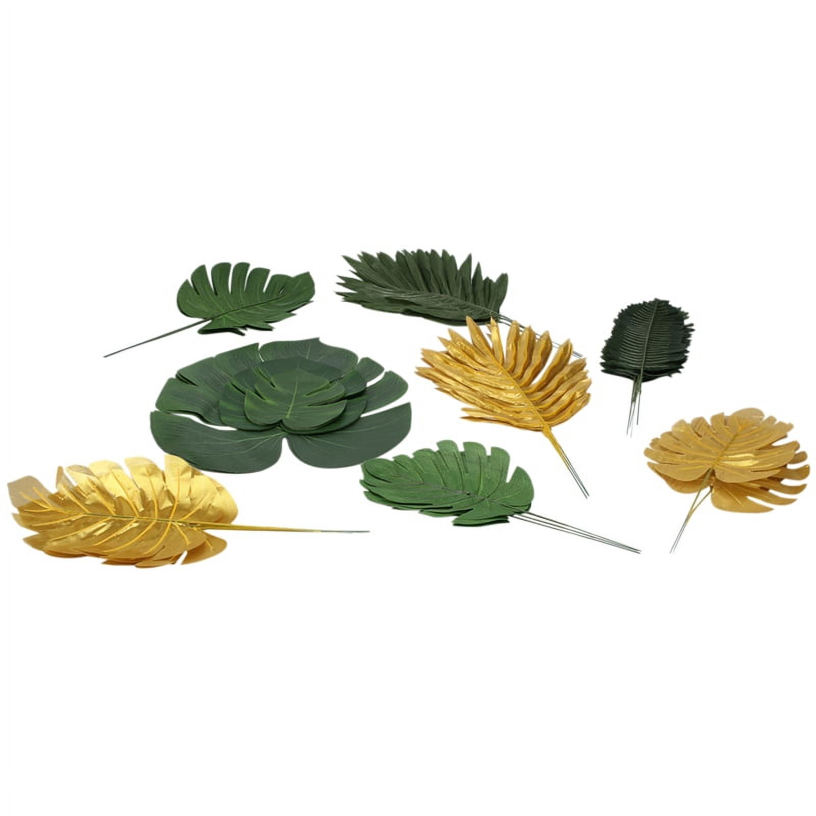 72-pcs-artificial-palm-tropical-leaves-jungle-leaves-decorations-for