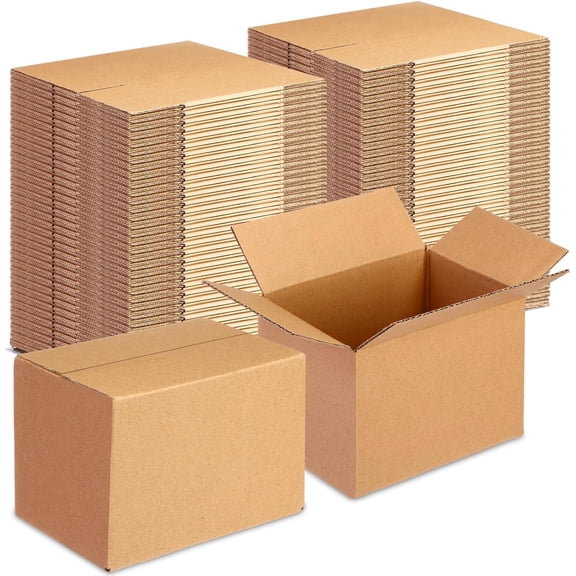 72 Pcs Corrugated Cardboard Small Shipping Boxes for Packaging Mailing Packing Moving Small Business Storage Crafts Gifts(7x5x4 Inch,White)