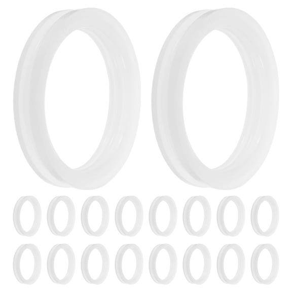 Silicone Sealing Rings for Solar Water Heaters 72pcs White Gasket Rings for Vacuum Tubes 58mm