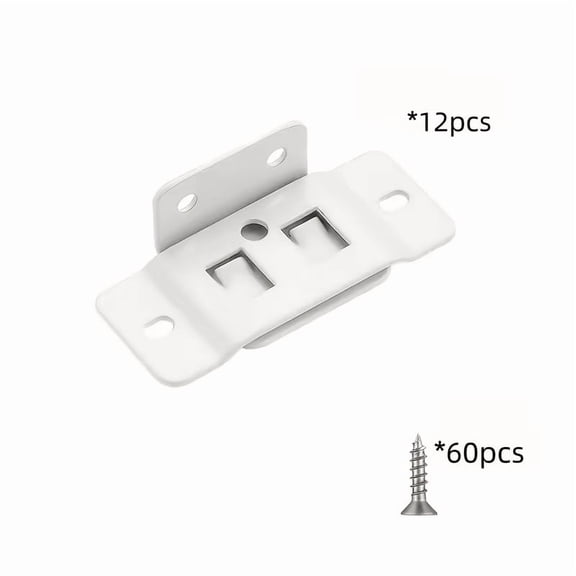 72 Pcs Heavy-Duty L Shaped Metal Brackets Set 12 Iron Angle Joints 60 Screws, 90 Degree Furniture Fasteners for Shelves, Tables, Cabinets, Home Repair and DIY Projects