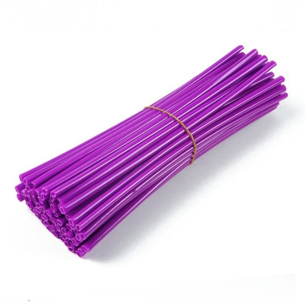 72 Pcs MTB Wheel Rim Spoke Shrouds Skins Covers Mountain Bike Cycle ...