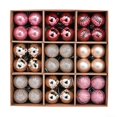 thumbnail image 1 of 72 Pcs Mini Christmas Ball Ornaments, 1.2 Inch Shatterproof Xmas Tree Decorations - Red, White & Rose Gold Hanging Balls for Home, Party, Holiday Decor, 1 of 8