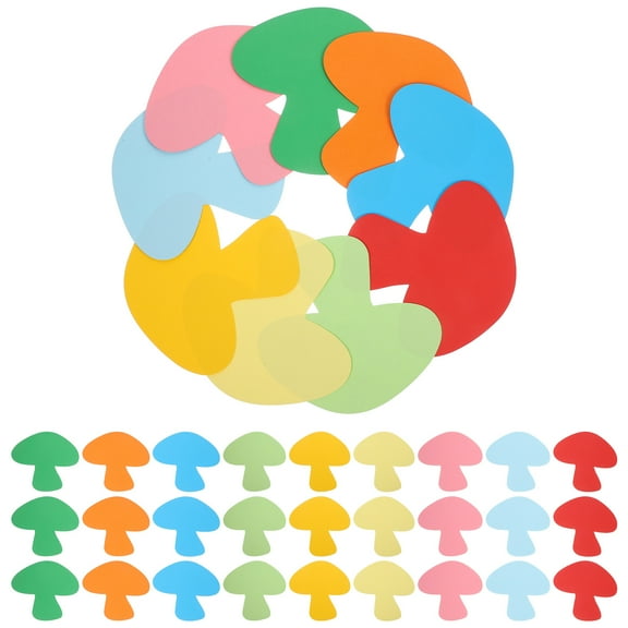 72 Pcs Paper Hand Shape Cut-Outs Decorations Arrangement Office