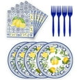 thumbnail image 1 of 72 Pcs Wildflower Paper Plates and Napkins Party Supplies, Floral Party Plates and Napkins Tableware Set for Spring Summer Picnic Wedding Birthday Baby Shower Tea Party Decorations Serves 24, 1 of 10