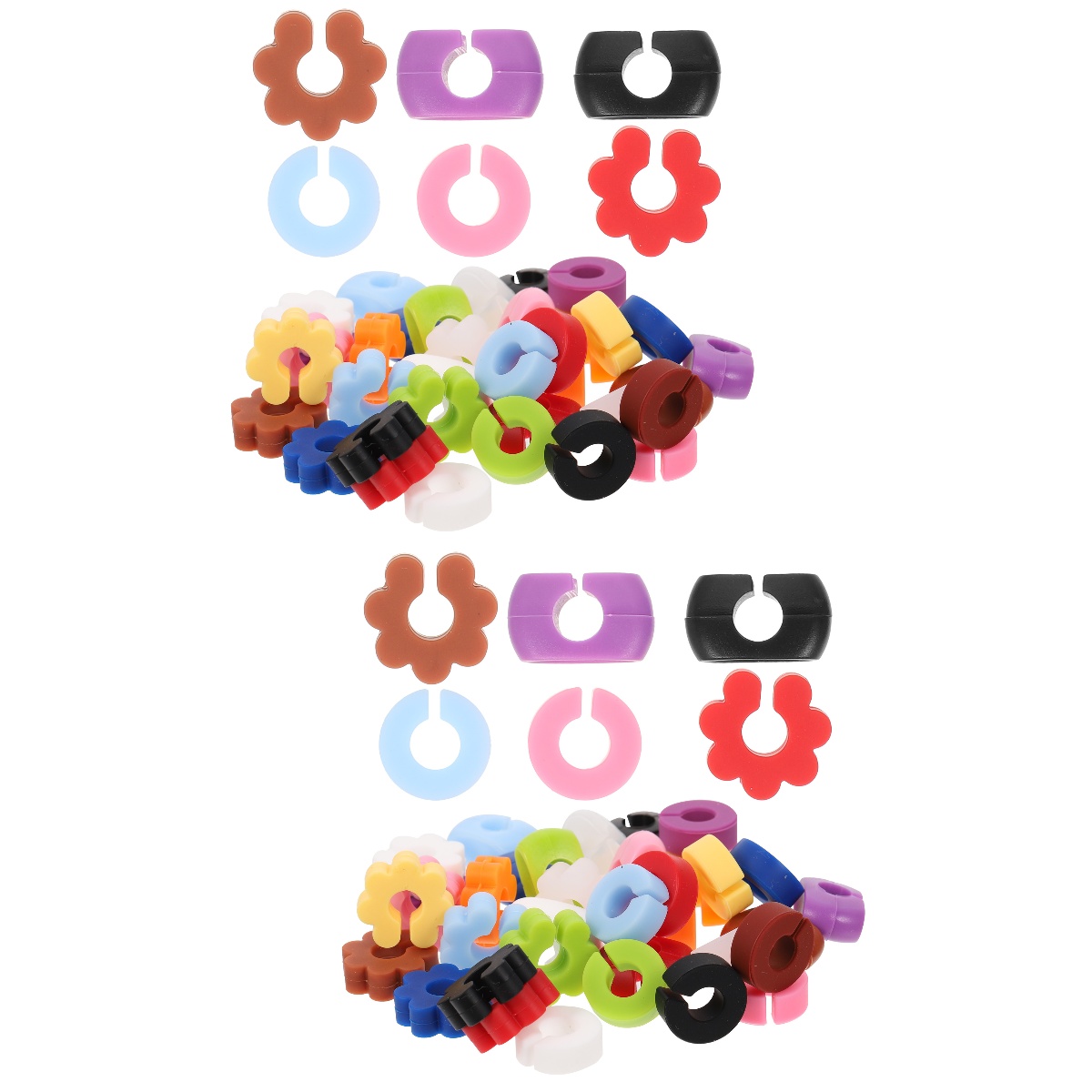 72 Pcs Wine Glass Logo Ring Beverages Party Wine Marker Tongue Shaped ...