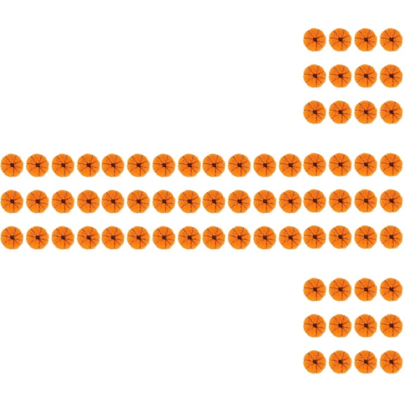 72 Pcs Wool Felt Pumpkin Ornaments Decorations Hanging for Christmas Tree and Fall Home Decor