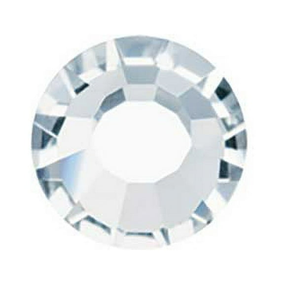 72 Pieces (SS30, 6.5mm) Crystal | Preciosa Viva12 Round Crystal Flatback Rhinestones
