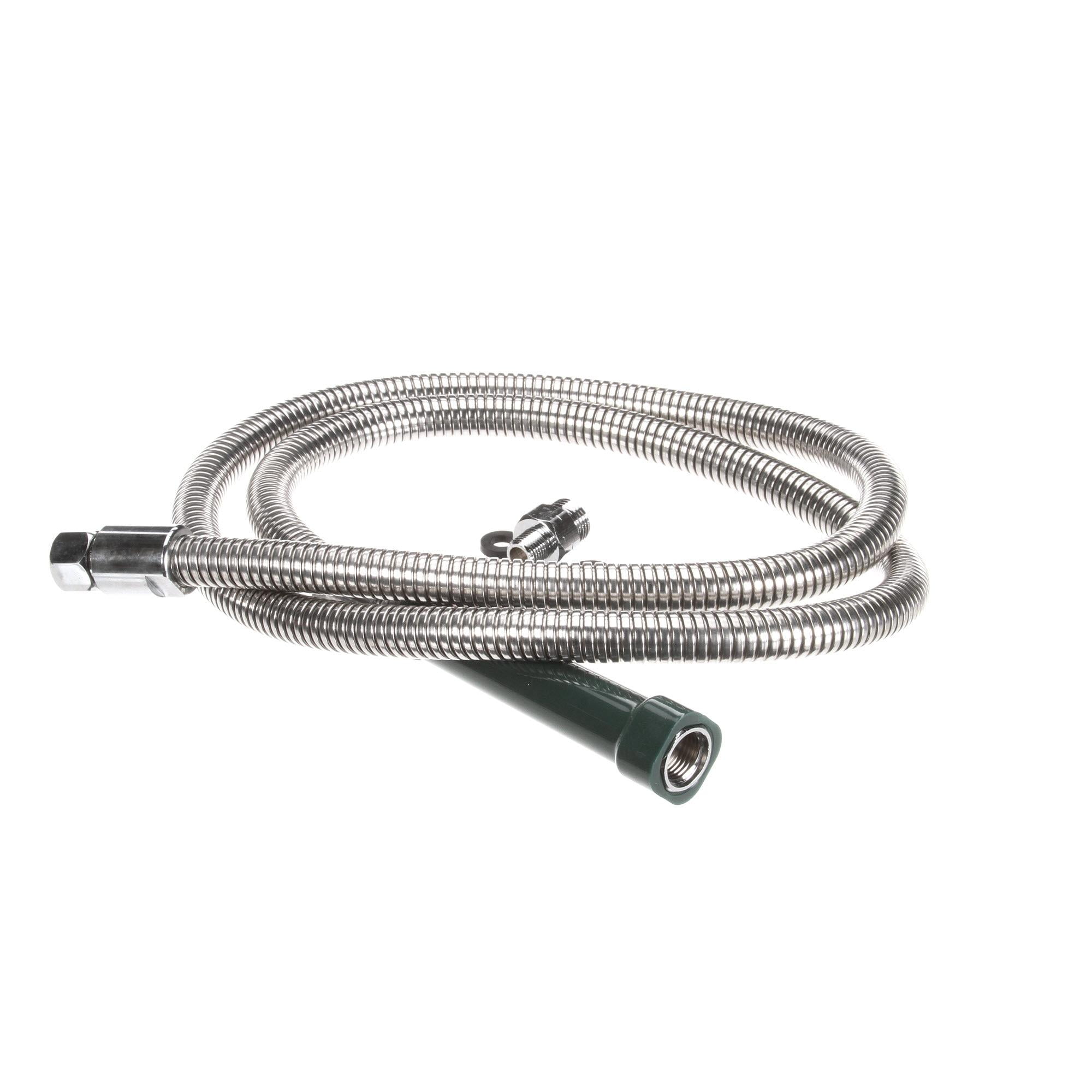 72" Stainless Steel Flexible Pre-Rinse Hose with Ergonomic Grip