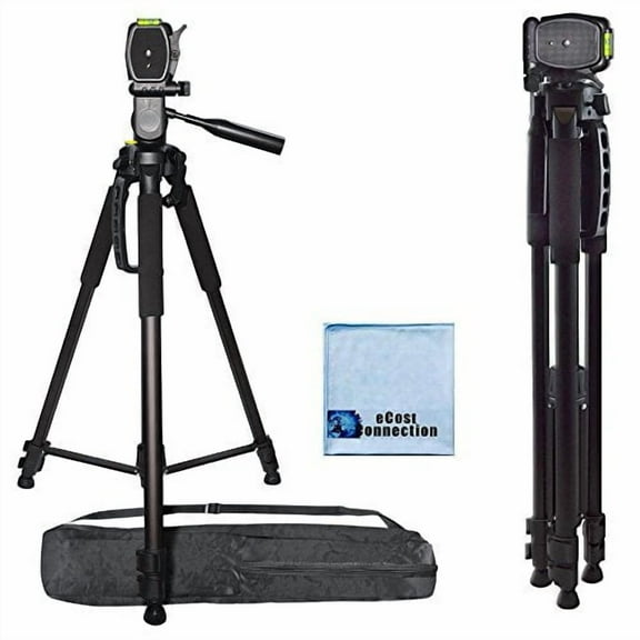 72" Professional Heavy Duty Series Tripod + eCostConnection Microfiber Cloth