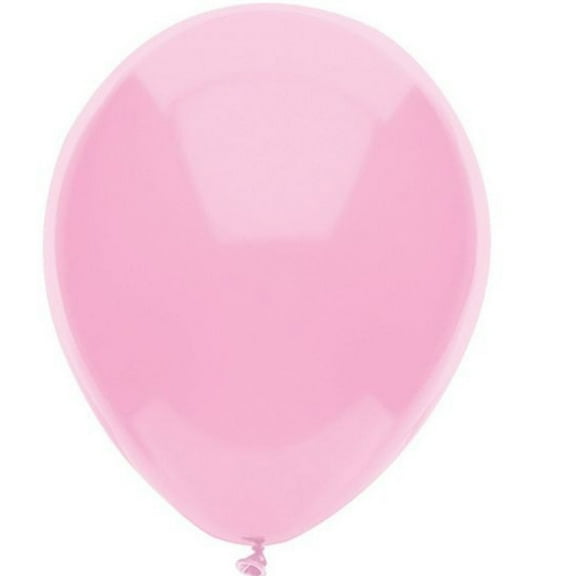 72 Real Pink Latex Balloons 12"