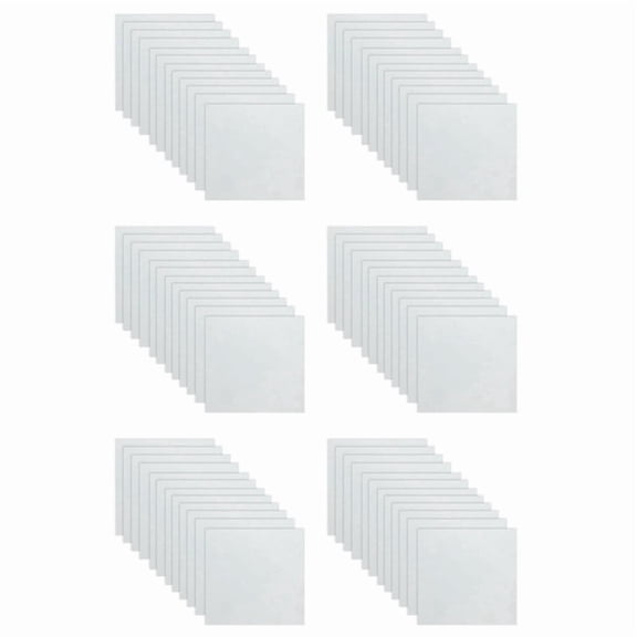 72 Sheets 10mil Sheet 12 X 12 Inch Milky Translucent PET Blank Stencil Making Sheet (10mil)