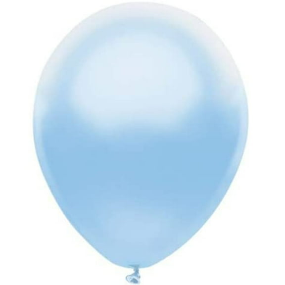 72 Partymate Silk Blue Latex Balloons 12"