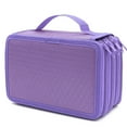 thumbnail image 1 of 72 Slots Pencil Case, TSV Handly Multi-Layer Pen Pouch Organizer for Colored Pencils, Watercolor Pens, Gel Pen - Purple, 1 of 9