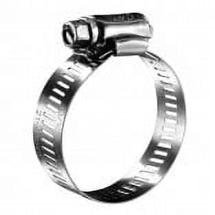 #72 Stainless Steel Hose Clamp w/ Zinc Plated Screw 10/box