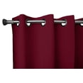 thumbnail image 1 of 72" Tall Grommet Blackout Solid Poplin 56" Wide Curtain, 1 of 4