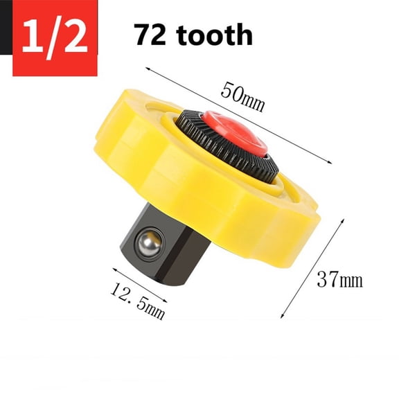 72 Teeth Mini Ratchet Socket Wrench Palm Finger Reversible 1/4 3/8 1/2Inch 12.5Mm