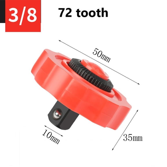 72 Teeth Mini Ratchet Socket Wrench Palm Finger Reversible 1/4 3/8 1/2Inch 9.5Mm