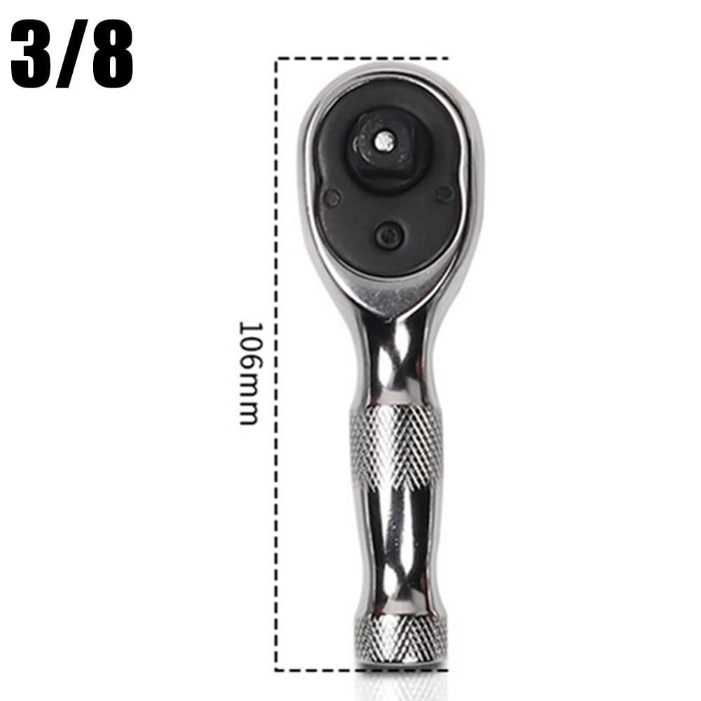72 Teeth Quick Socket Ratchet Wrench Spanner 1/4 3/8 1/2 Short