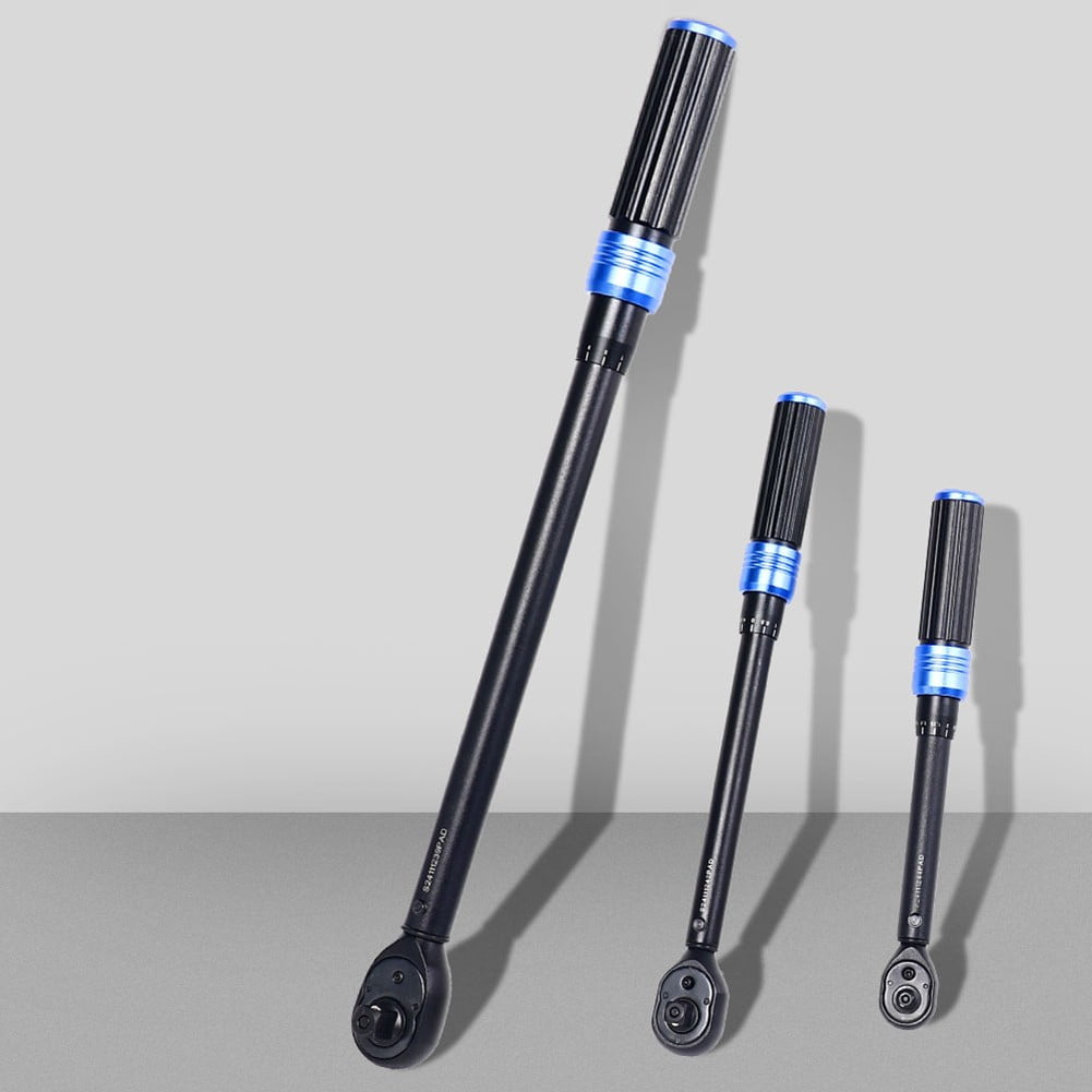72-Tooth Adjustable Torque Wrench Mechanical 1/2 3/8 1/4In For Auto Repair Tools 1/4（5-25Nm)