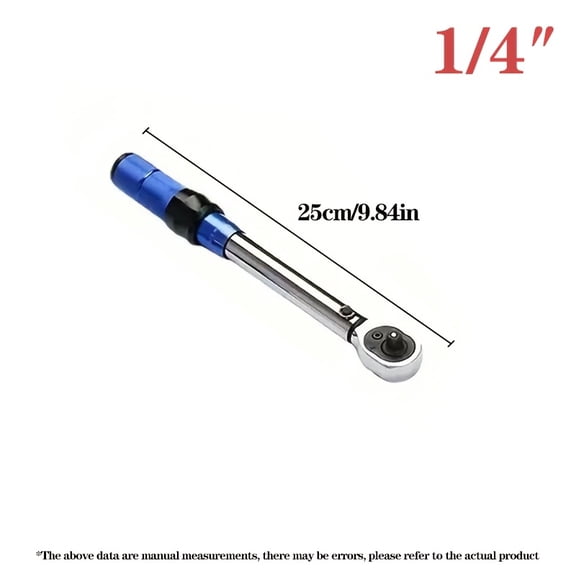 72-Tooth Precision Adjustable Professional Torque Wrench, 5 Fine Adjustment 3% High-Precision Torque Tool for Car & Motorcycle Maintenance, Anti-Slip Handle Quick Release Button