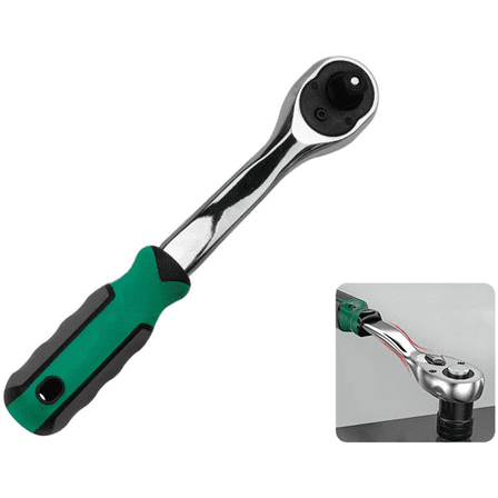 72 Tooth Ratchet Wrench Set With Extension 1/4 3/8 1/2 Drive Professional Auto