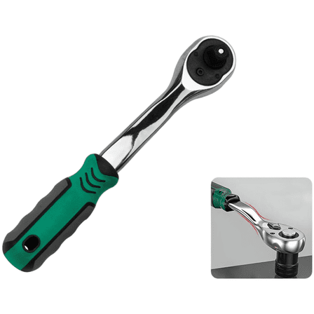 72 Tooth Ratchet Wrench Set With Extension 1/4 3/8 1/2 Drive Professional Auto