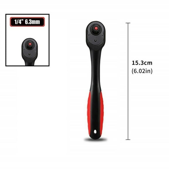 72 Tooth Ratchet Wrench Set With Quick Release Mechanism And Comfort Grip