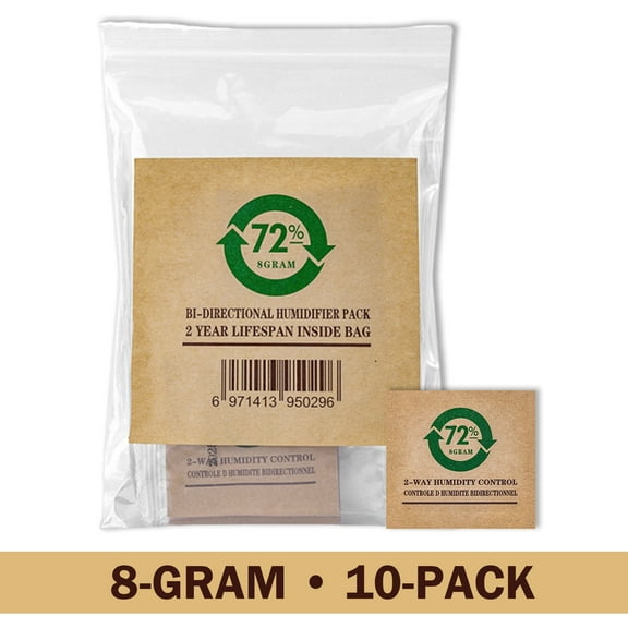 72% Two-Way Humidity Control, 10 Packets (8g Each)
