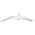 thumbnail image 1 of 72"W x 12"H x 4"D x 4"F, 4/12 Pitch, Archdale Architectural Grade PVC Gable Bracket, 1 of 8