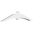 thumbnail image 1 of 72"W x 15"H x 4"D x 6"F, 5/12 Pitch, Archdale Architectural Grade PVC Gable Bracket, 1 of 8
