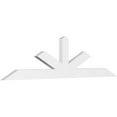 thumbnail image 1 of 72"W x 18"H x 2"D x 4"F, 6/12 Pitch, Saratoga Architectural Grade PVC Gable Bracket, 1 of 8