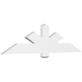 thumbnail image 1 of 72"W x 18"H x 2"D x 6"F, 6/12 Pitch, Kennewick Architectural Grade PVC Gable Bracket, 1 of 8